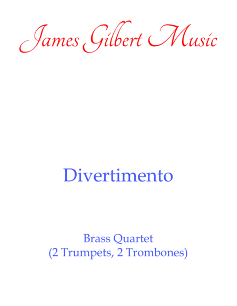 Divertimento Brass Ensemble scores gallery preview page 1