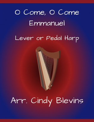 Book cover for O Come, O Come Emmanuel, for Lever or Pedal Harp