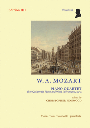 Book cover for Piano quartet after K452