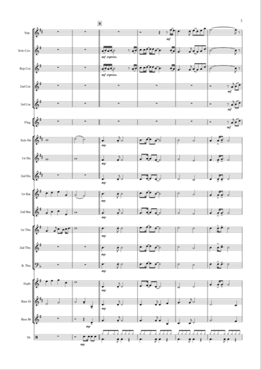 We Are The World Brass Band scores gallery preview page 3