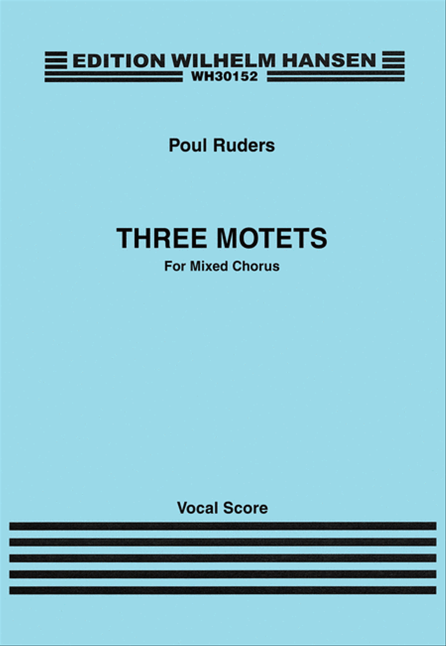 Three Motets Three Motets 4-Part scores gallery preview page 1