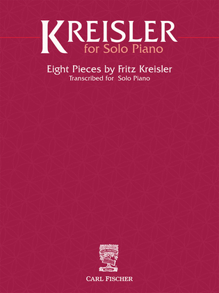 Book cover for Kreisler for Solo Piano