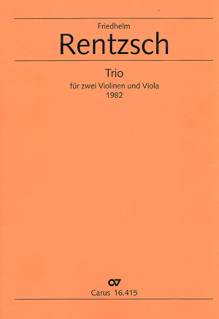 Trio fur zwei Violinen und Viola (Trio for two Violins and Viola)