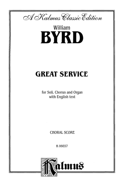 Great Service (Venite, Te Deum, Benedictus, Kyrie, Creed, Magnificat, Nunc Dimittis)
