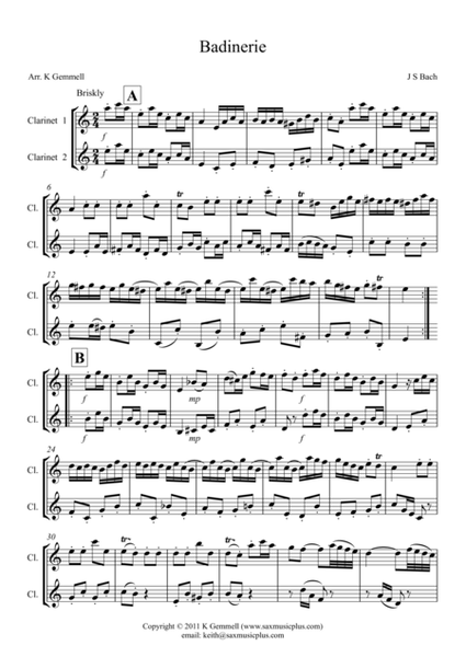Badinerie – Flute Duet image number null