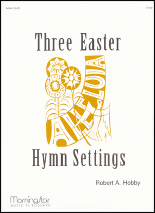 Book cover for Three Easter Hymn Settings