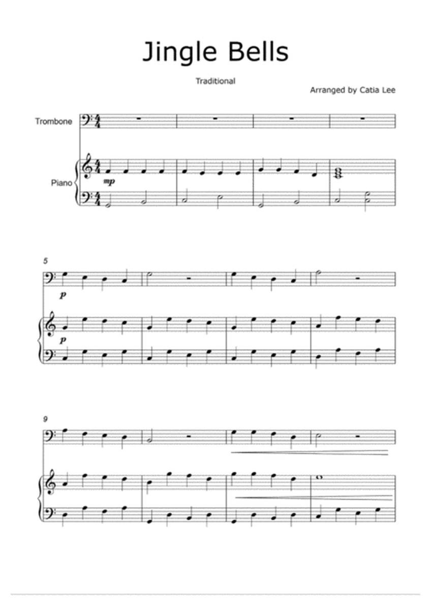 Jingle Bells - Duet for Trombone & Piano image number null