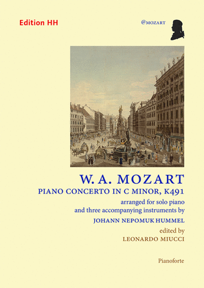 Book cover for Piano concerto in C minr, K491