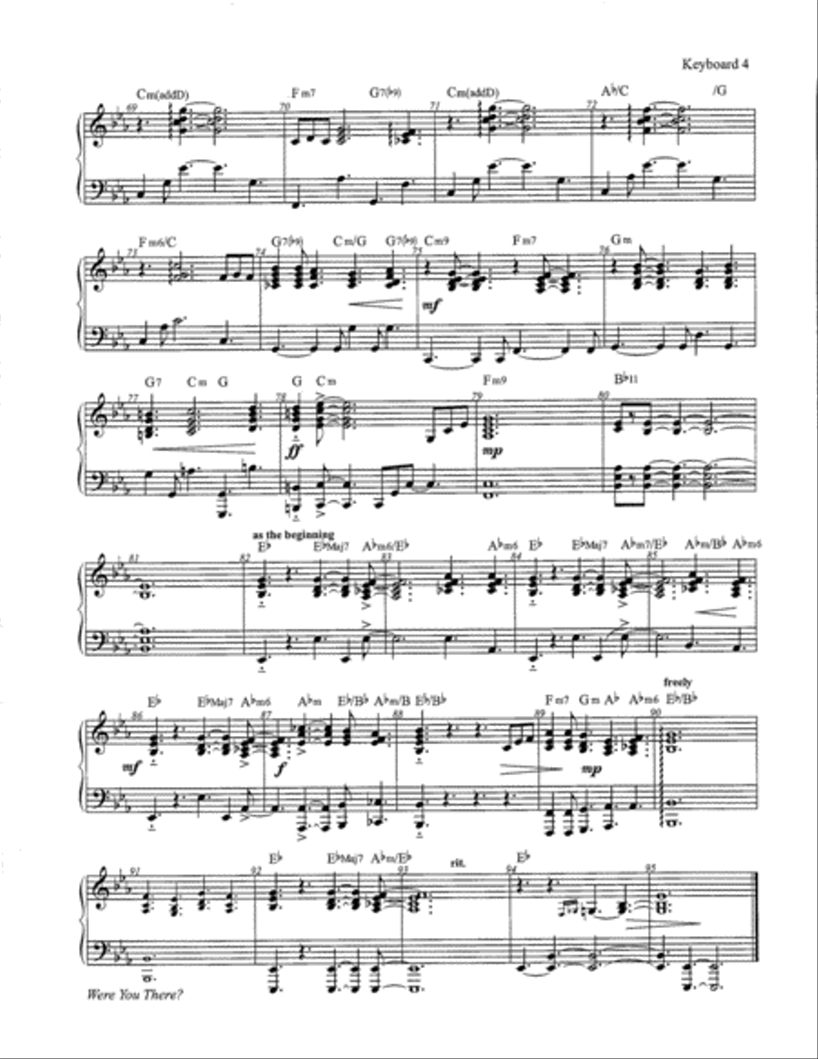 Were You There? Set of Parts scores gallery preview page 5