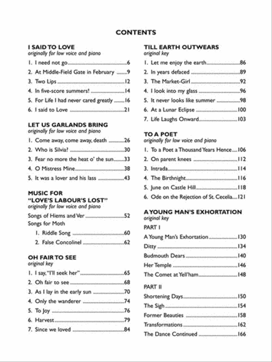 Collected Songs High Voice scores gallery preview page 4