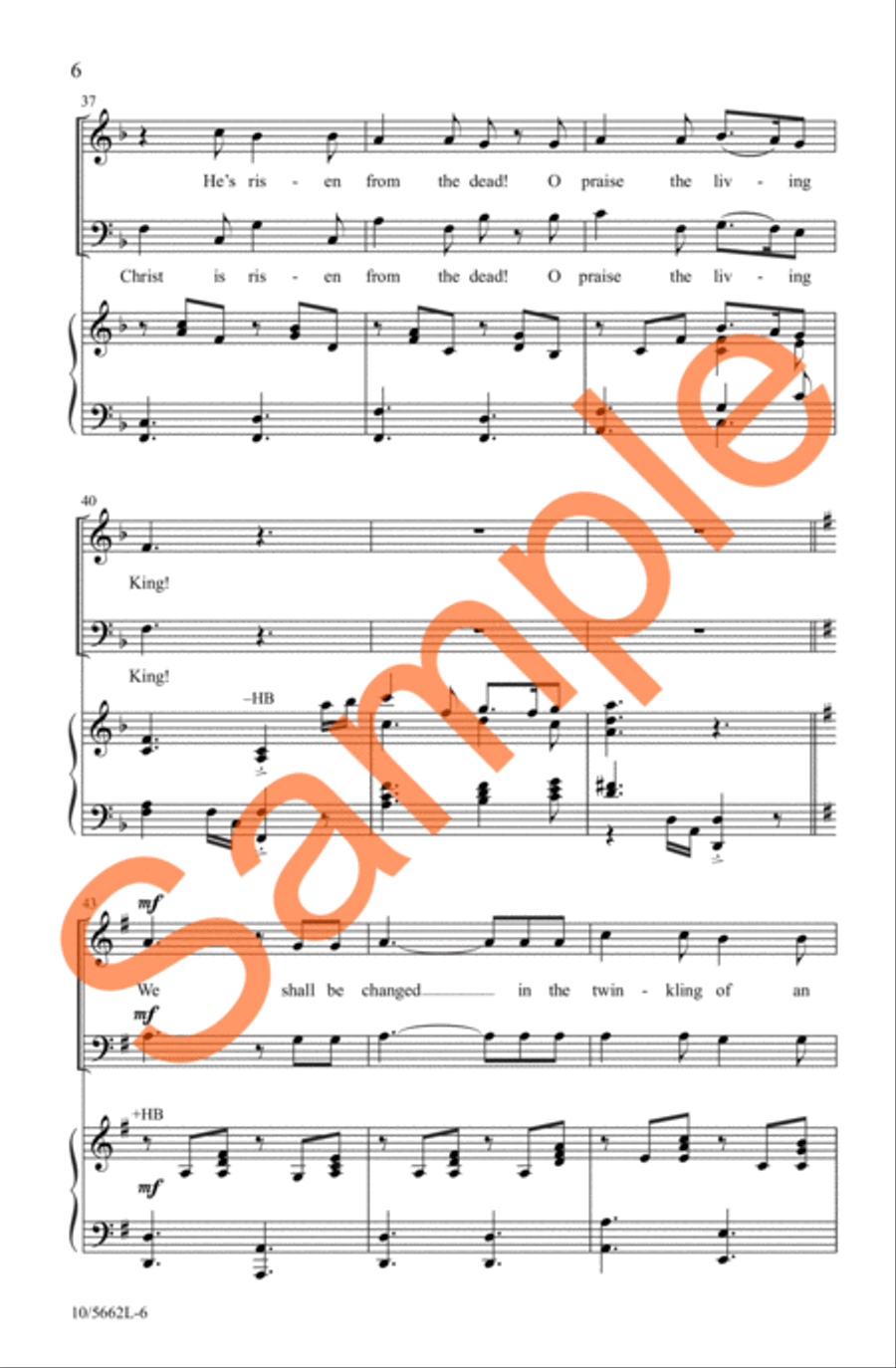 O Praise the Living King! 2-Part scores gallery preview page 7