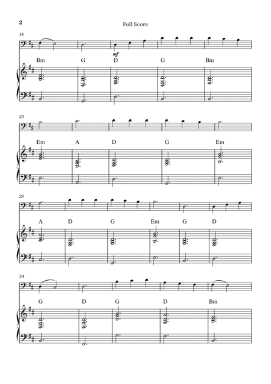 Wonderful, Merciful Savior Easy Piano scores gallery preview page 2