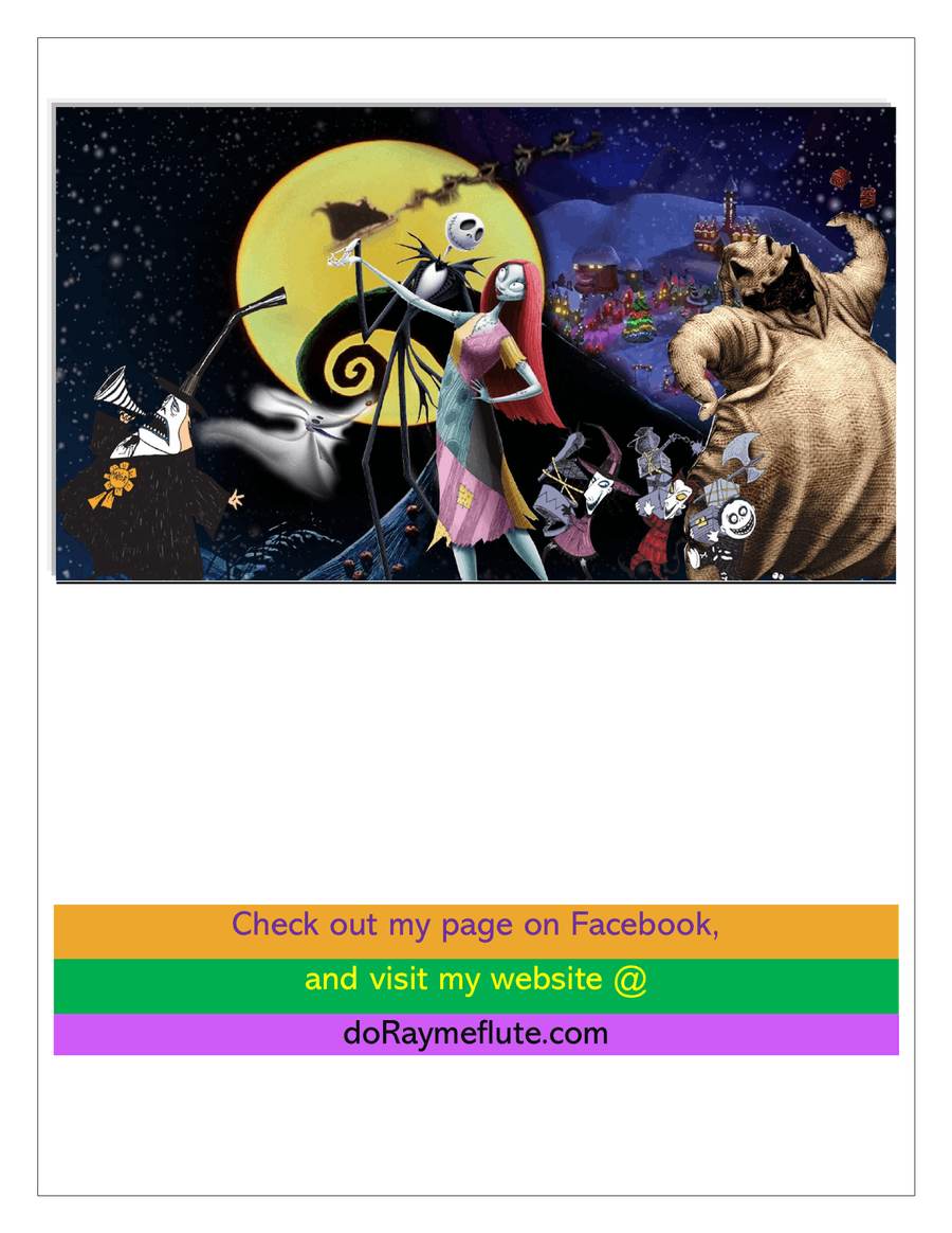 This Is Halloween Woodwind Ensemble scores gallery preview page 5