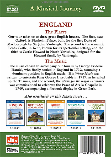 Musical Journey: England a To