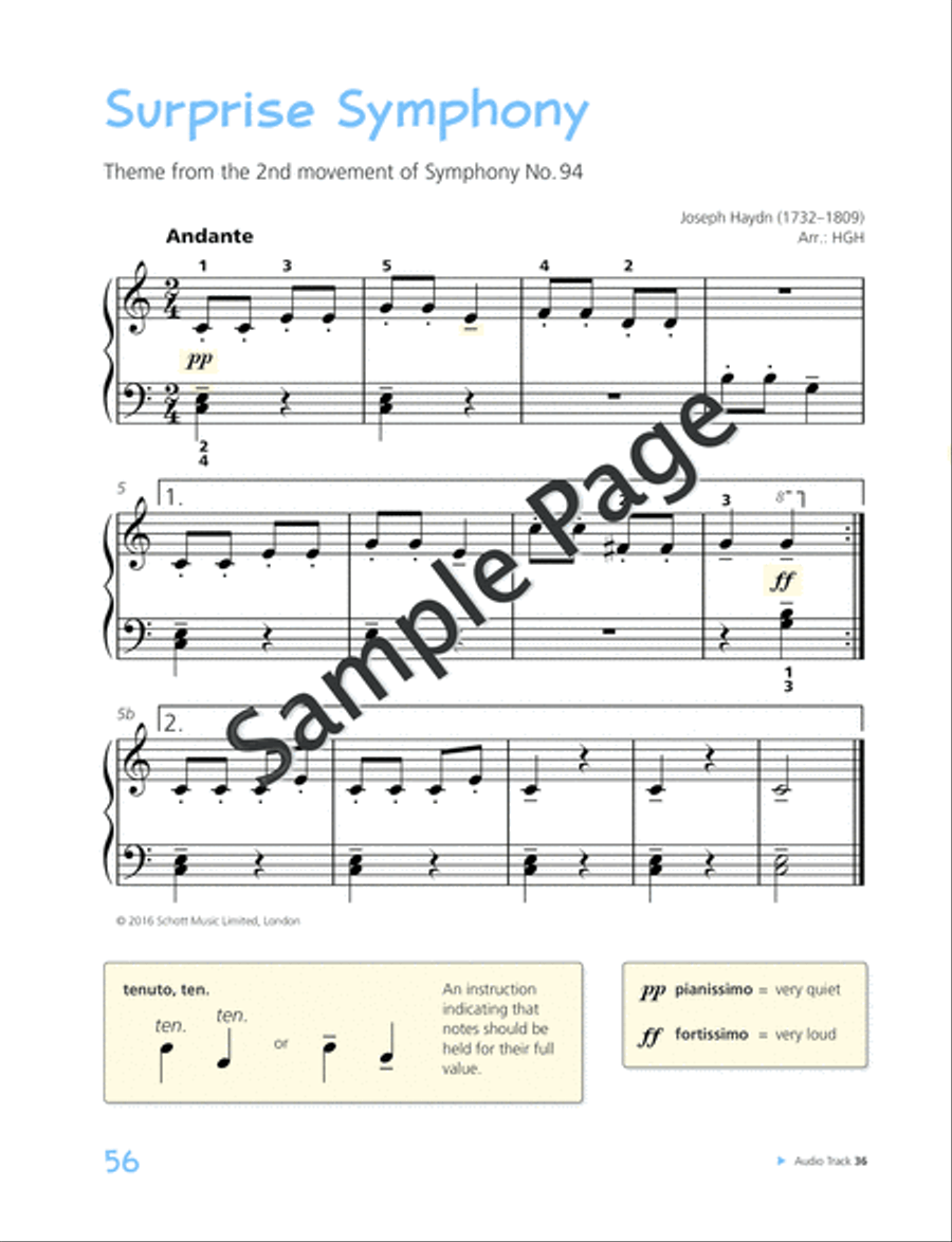 Piano Junior: Lesson Book 2 Piano Method scores gallery preview page 57