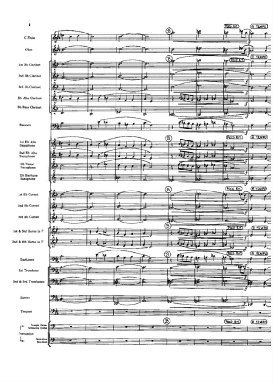 Short Prelude With Perspectives Concert Band scores gallery preview page 4
