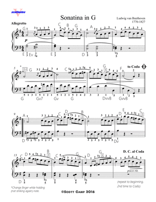 Sonatina in G by BEETHOVEN