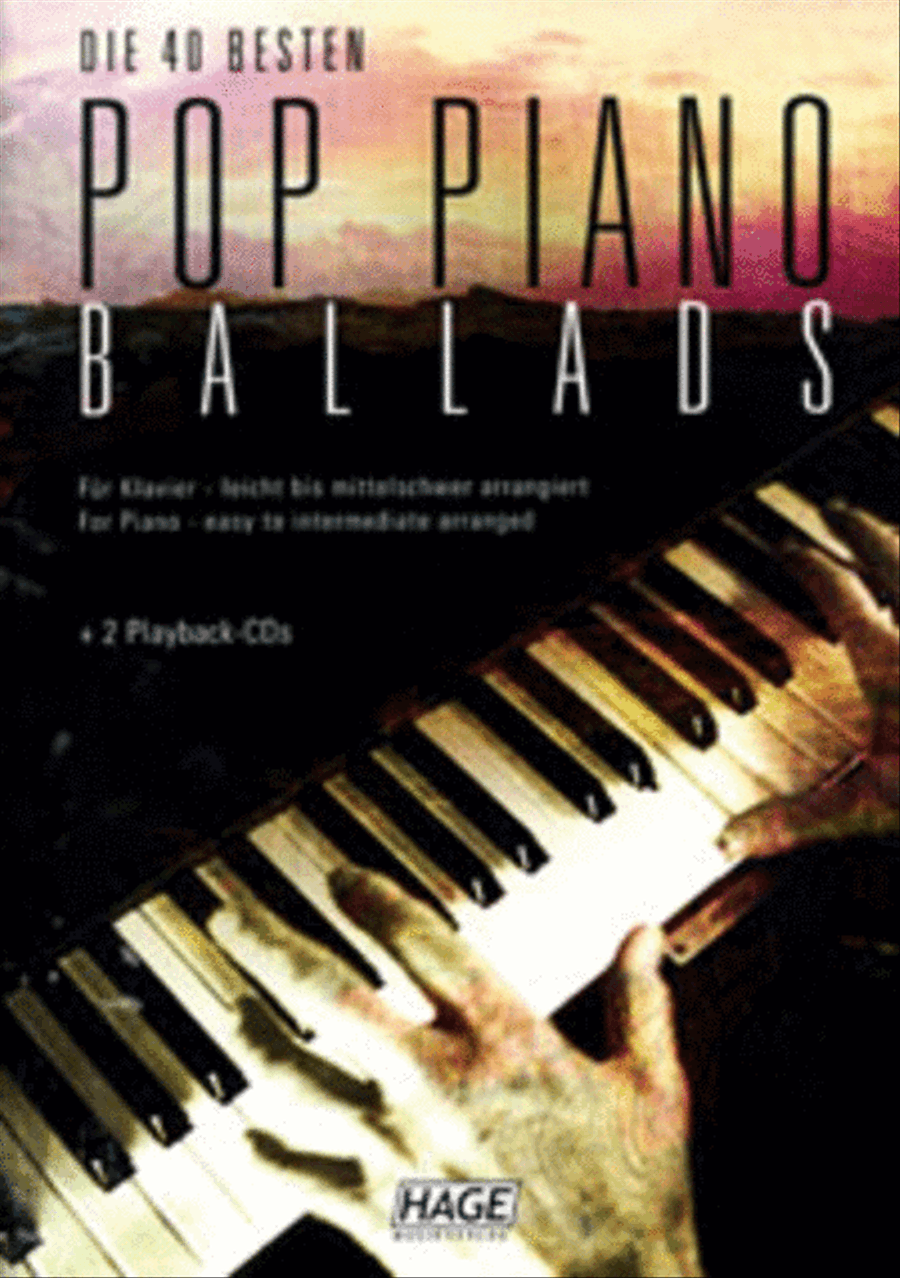 Pop Piano Ballads Vol.1 (40 Best) Piano Solo scores gallery preview page 1