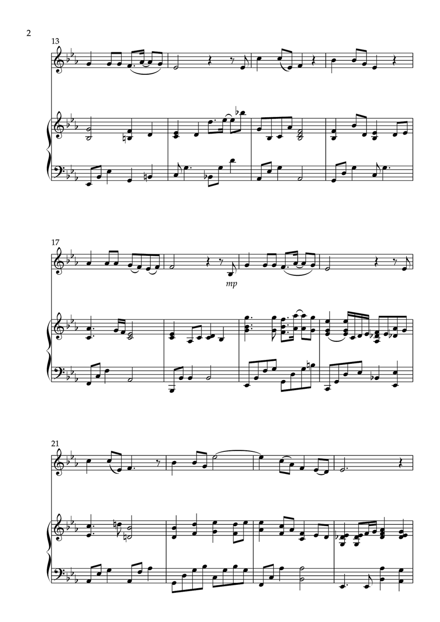 A Thousand Winds for Violin and Piano Violin Solo scores gallery preview page 2