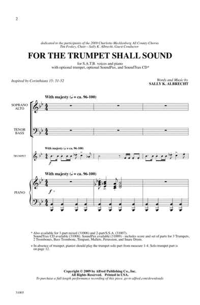 For the Trumpet Shall Sound