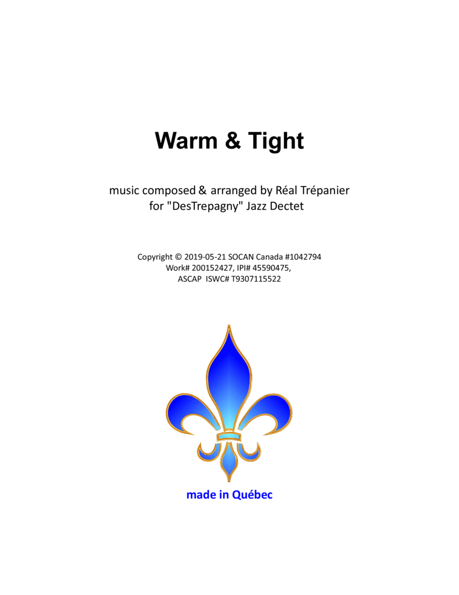 Warm & Tight Warm & Tight Jazz Ensemble scores gallery preview page 1