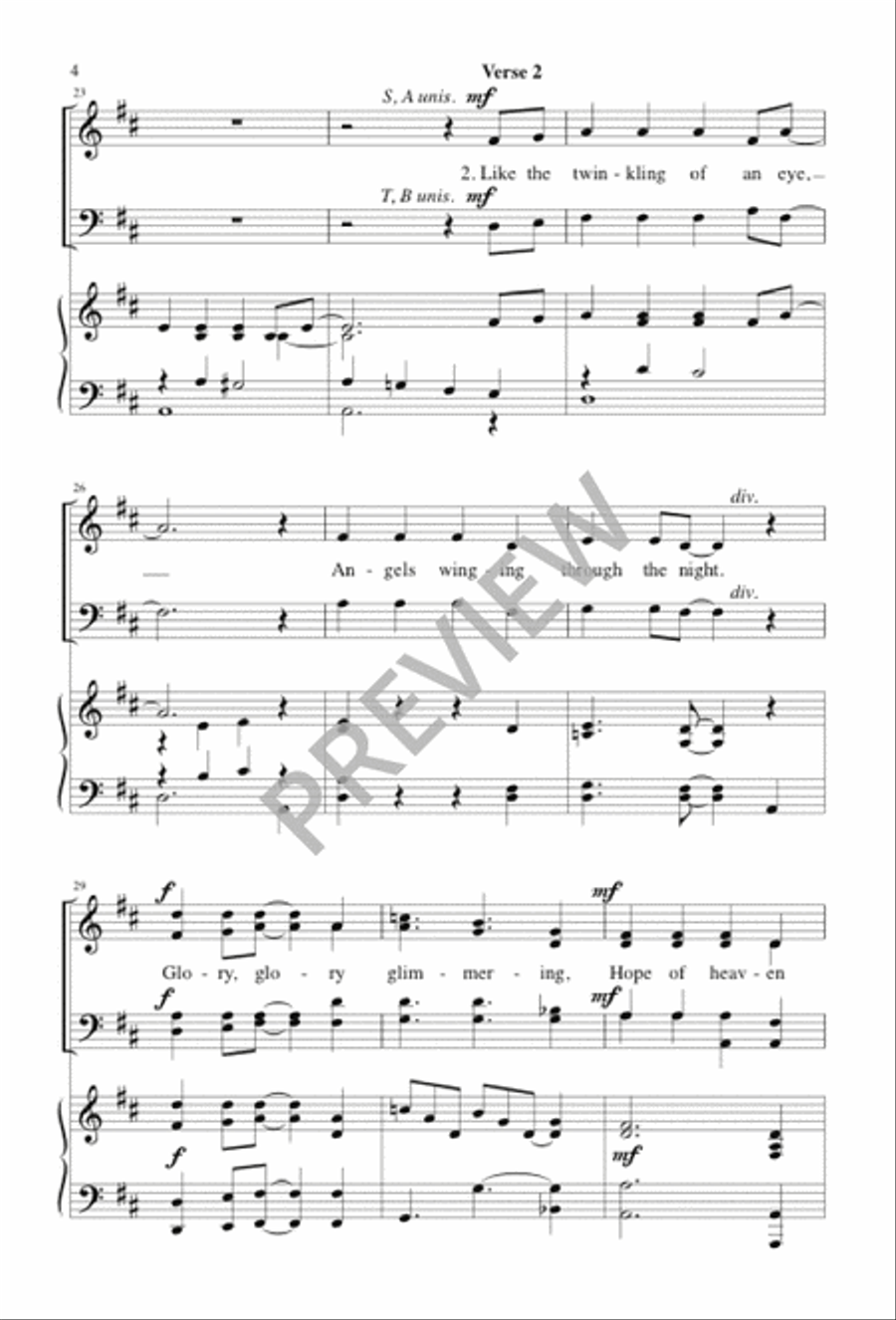 Like a Whisper in the Heart 4-Part scores gallery preview page 5