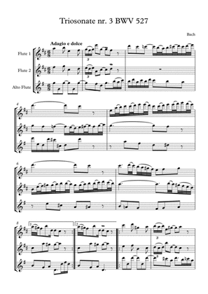 J.S.Bach Triosonate nr.3 BWV 527, adagio