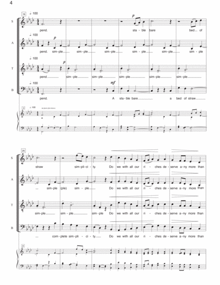 God of Light - SATB unaccompanied Christmas reflections image number null
