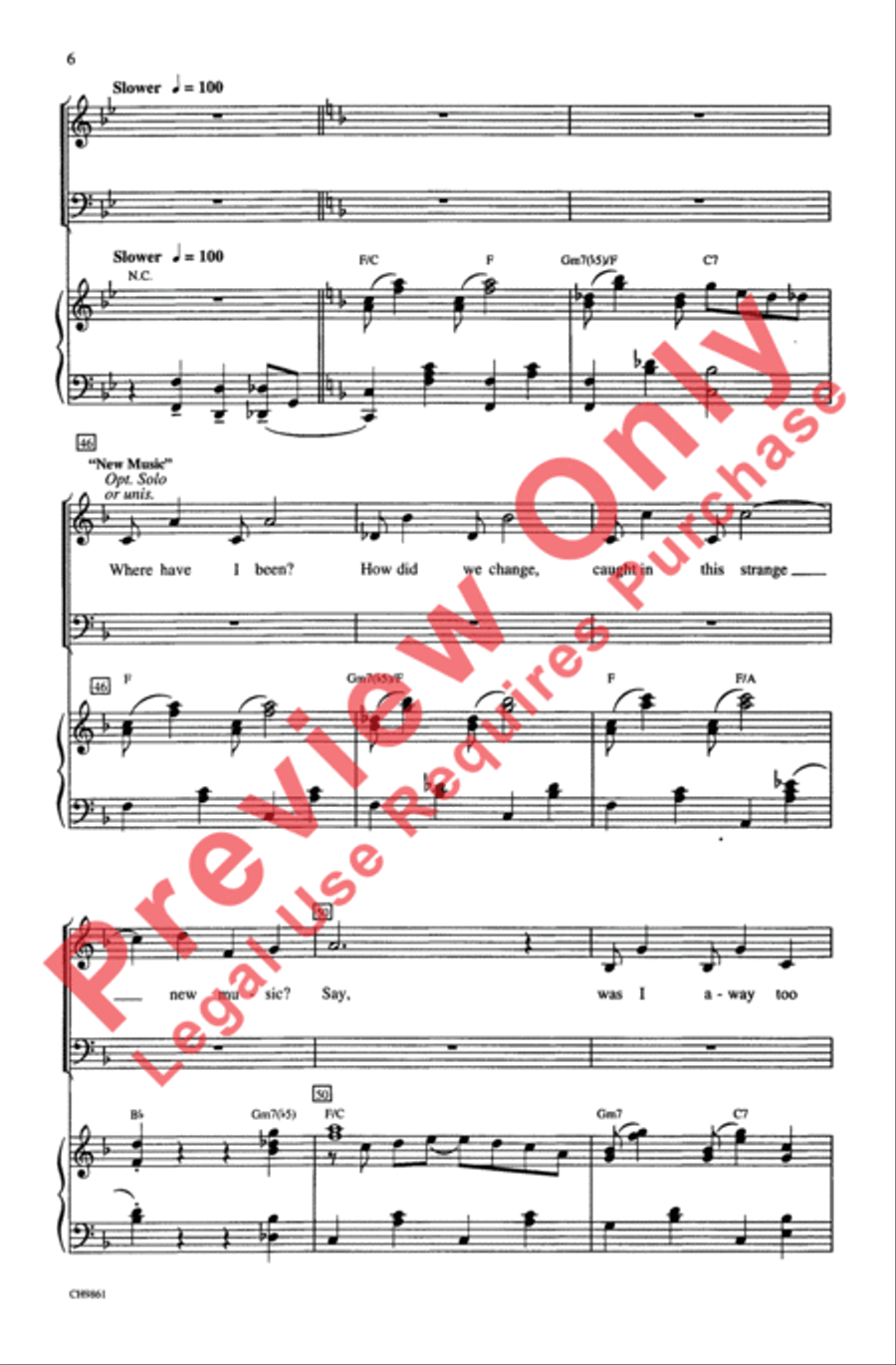 Ragtime (Choral Selections) 3-Part scores gallery preview page 6