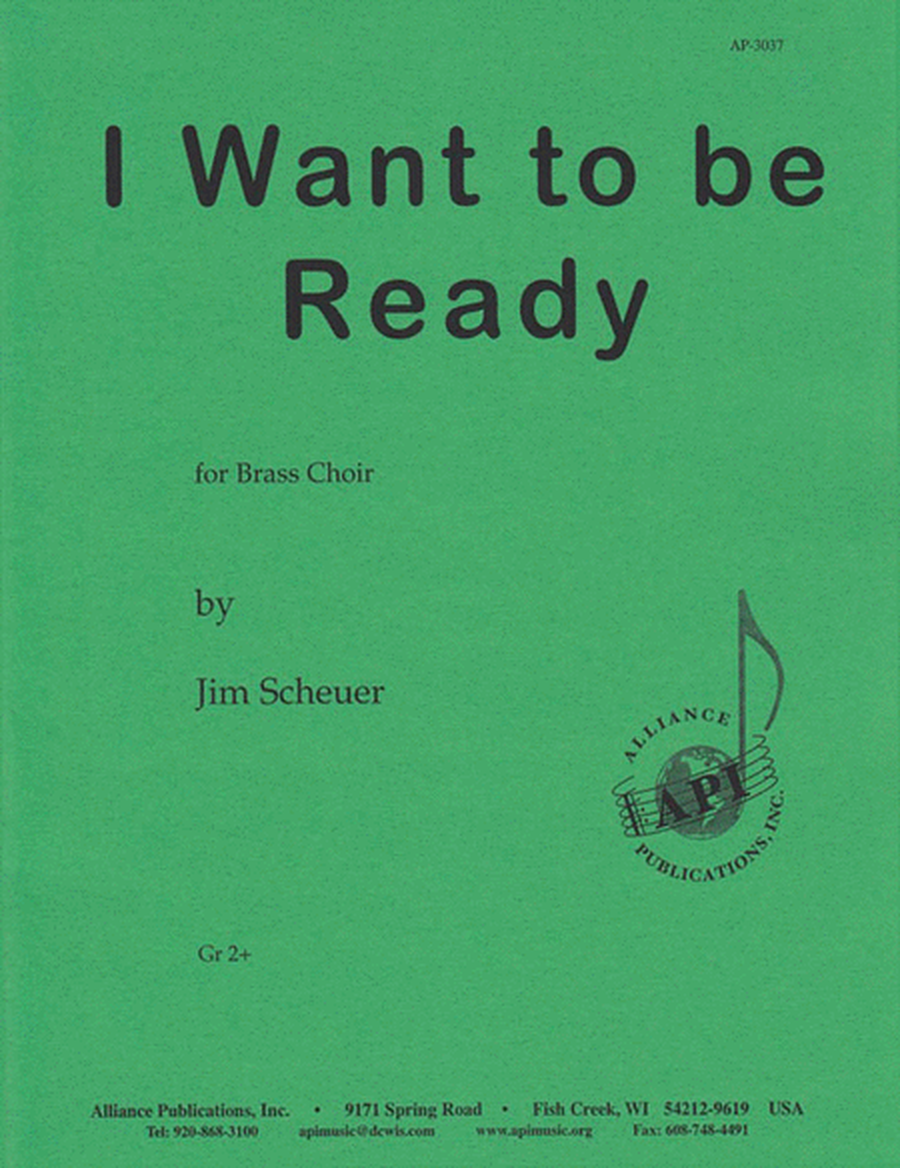 I Want To Be Ready - Br Chr