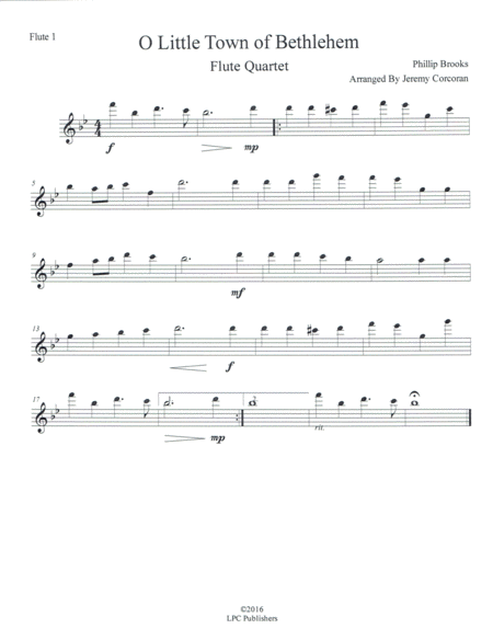 5 Christmas Carols for Flute Quartet image number null