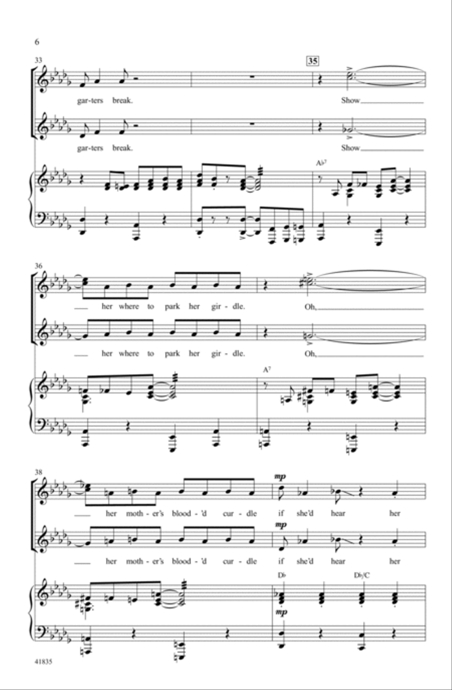 And All That Jazz Choir scores gallery preview page 5