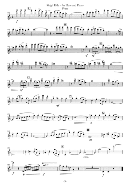 Sleigh Ride for Flute and Piano image number null