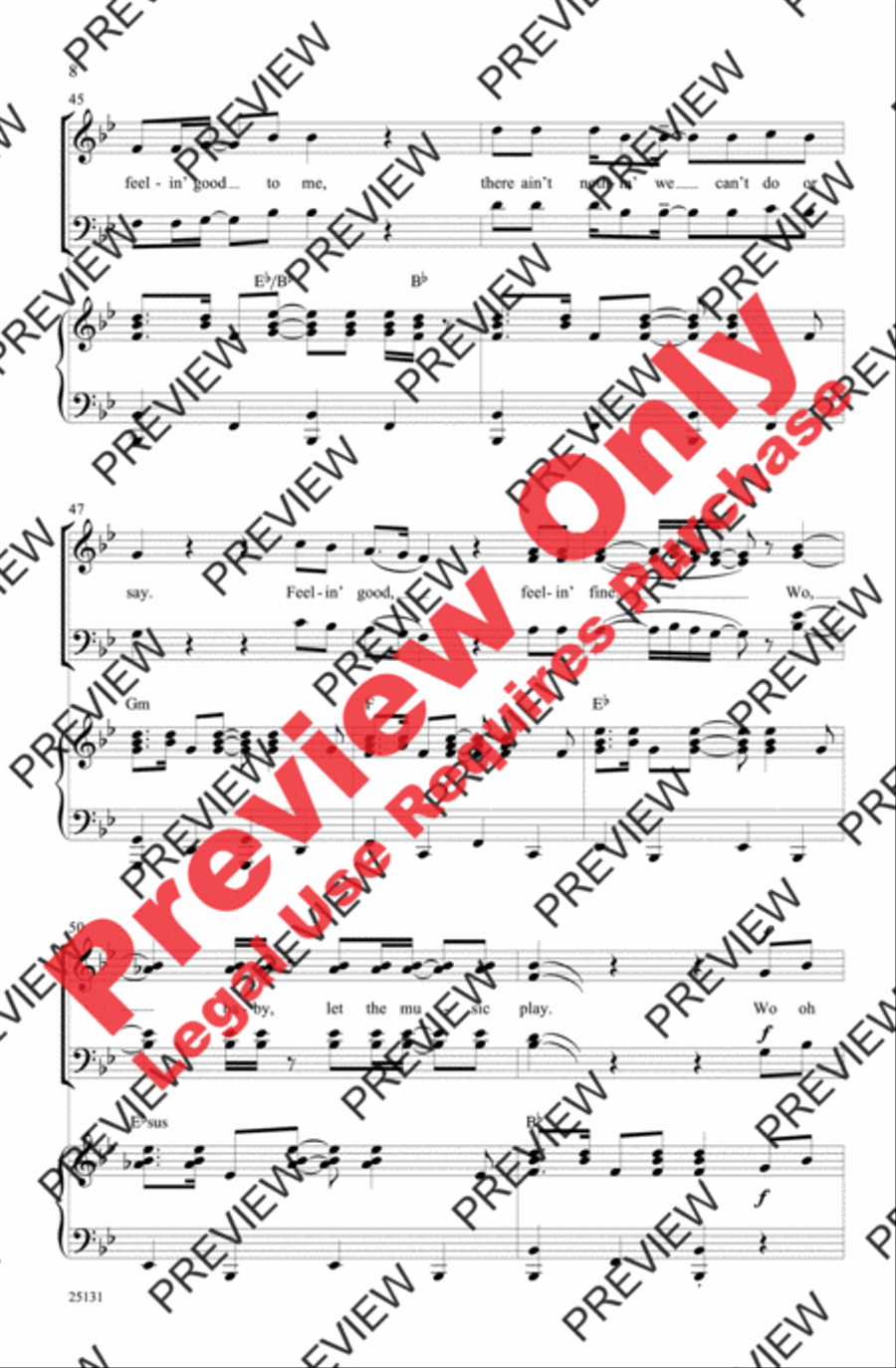 Listen to the Music 4-Part scores gallery preview page 8
