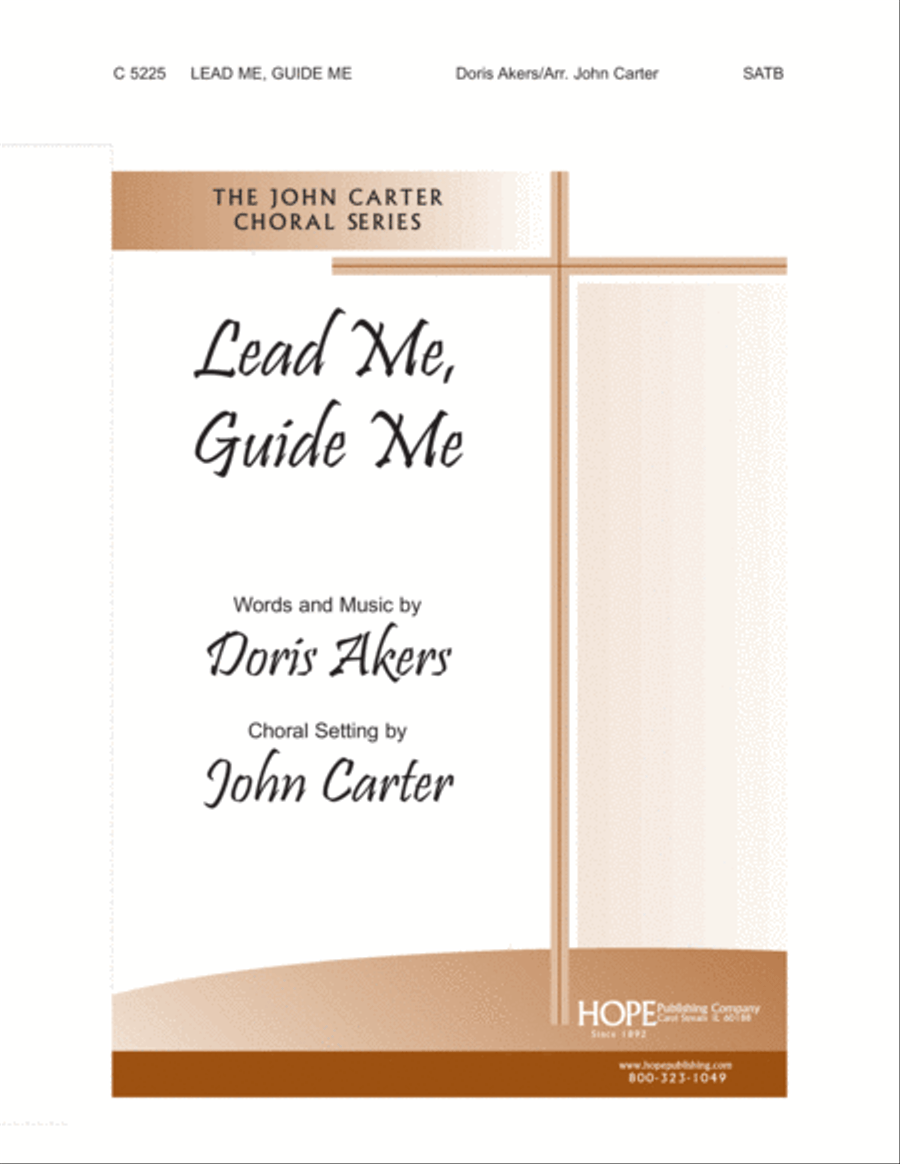 Lead Me, Guide Me 4-Part scores gallery preview page 1