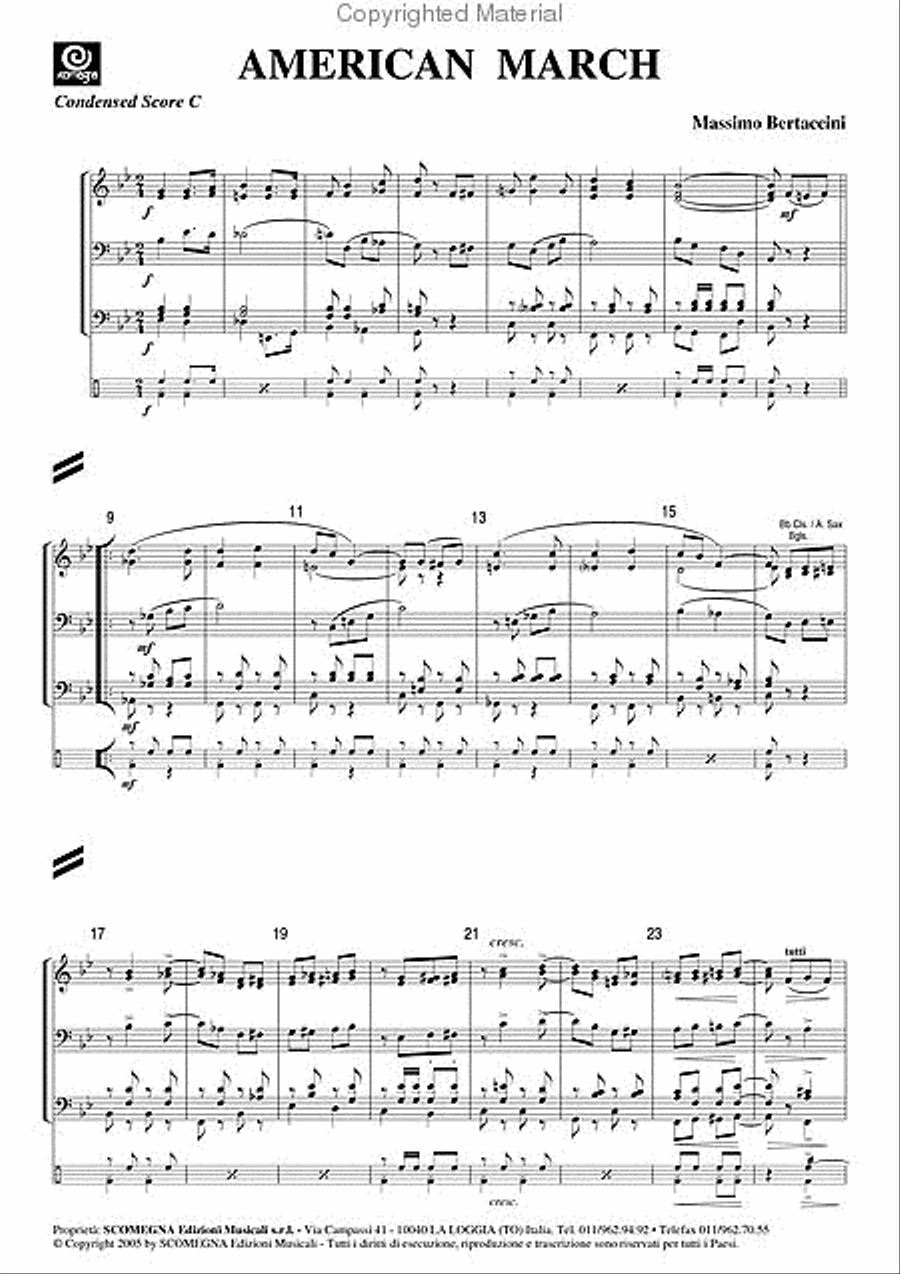 Red Book Vol. 1 - 24 Marches Marching Band scores gallery preview page 4