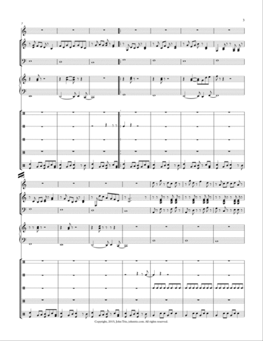 Opus 72 - Return of ProX by John Trie Small Ensemble scores gallery preview page 3