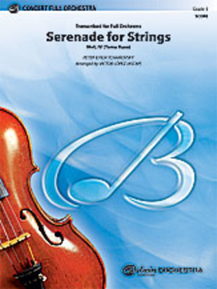 Book cover for Serenade for Strings Mvt. IV Finale (Tema Ruso)