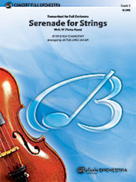 Serenade for Strings Mvt. IV Finale (Tema Ruso) image number null