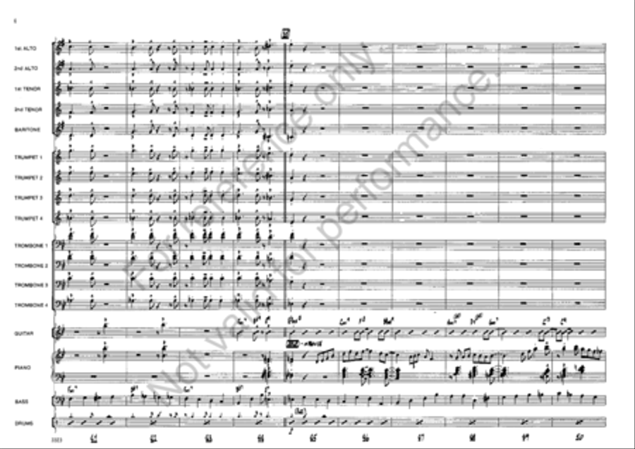 The Cruise Director The Cruise Director Jazz Ensemble scores gallery preview page 6