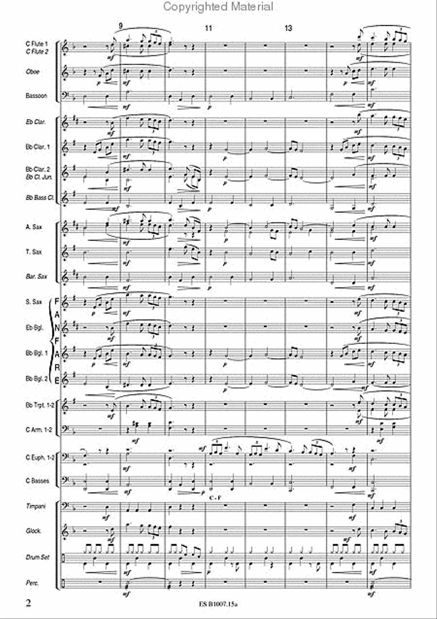 Serenata Concert Band scores gallery preview page 4