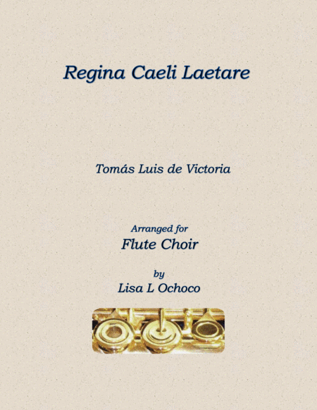 Regina Caeli Laetare for Flute Choir image number null