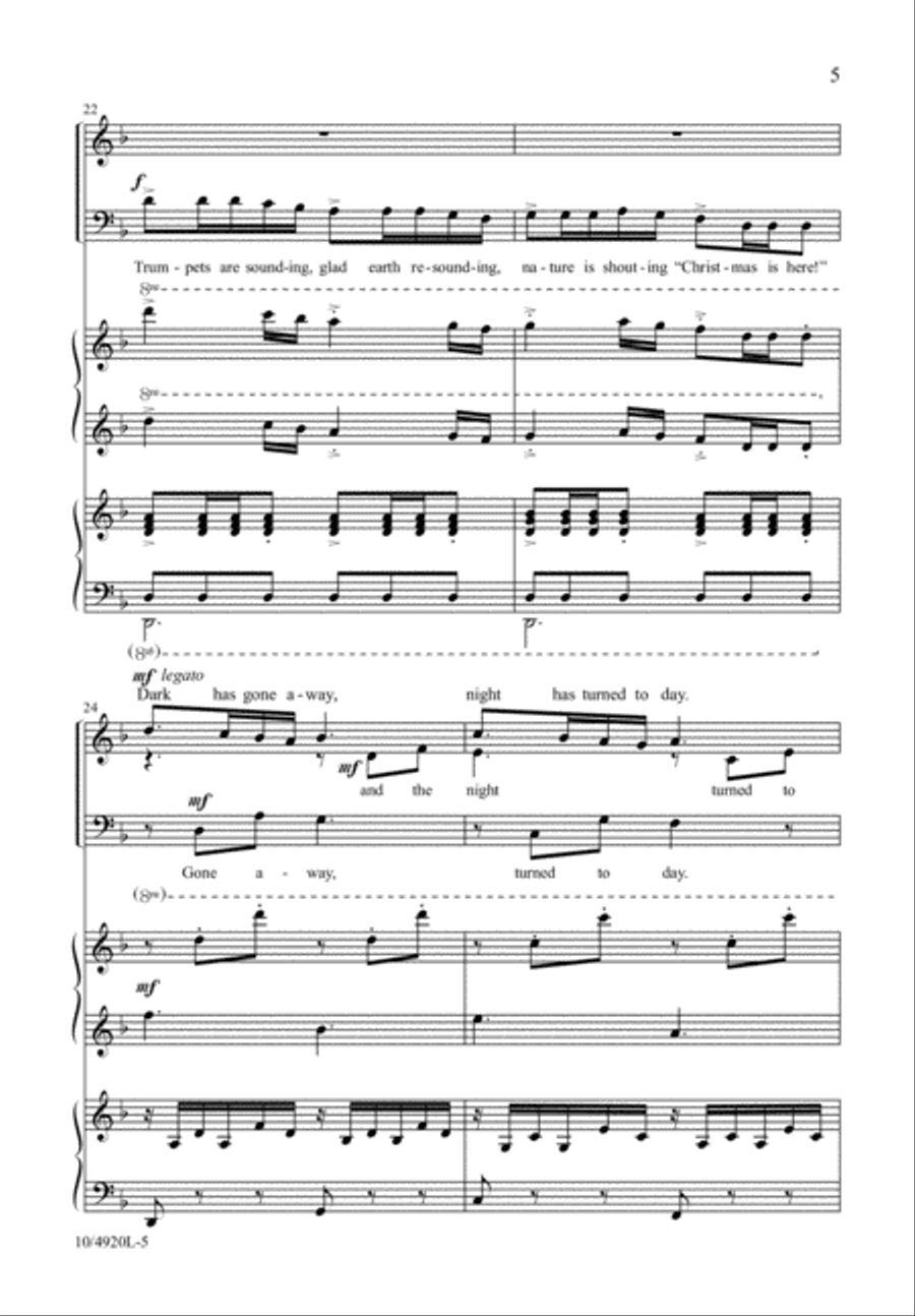 Bell Carol Bell Carol 3-Part scores gallery preview page 6