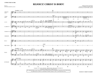 Book cover for Rejoice! Christ Is Born! - Full Score