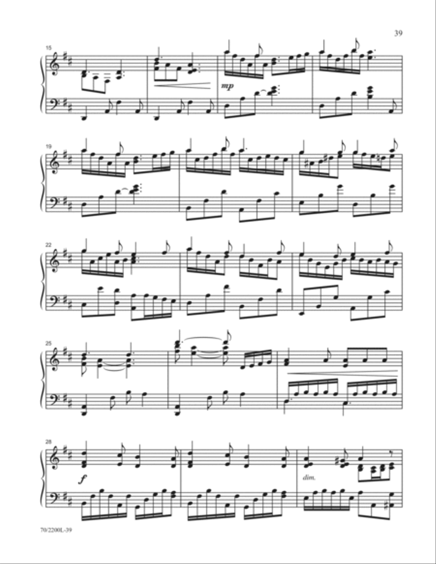 A Treasury of Christmas Carols for Piano Piano Solo scores gallery preview page 19