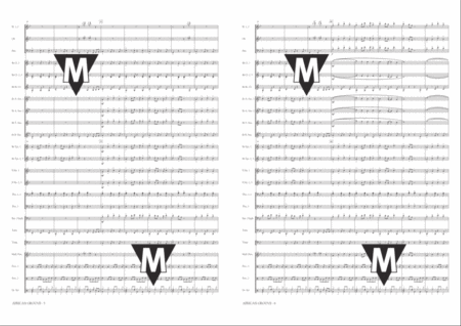 African Groove Concert Band scores gallery preview page 4