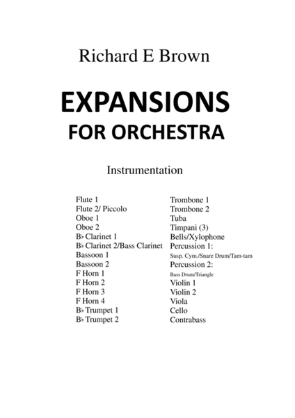 Expansions for Orchestra image number null