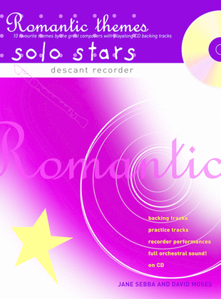 Book cover for Romantic Themes Solo Stars