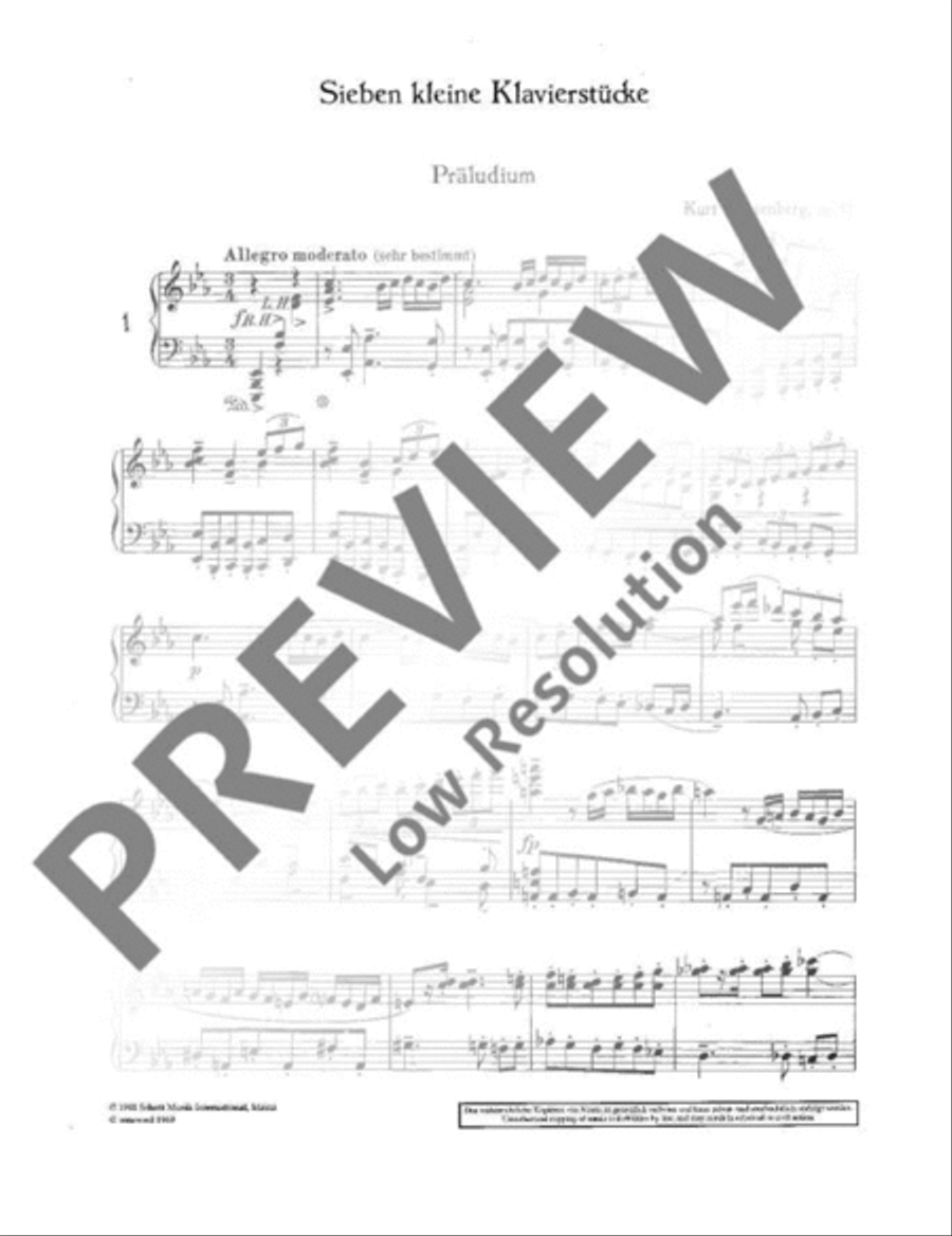 7 little piano pieces Piano Solo scores gallery preview page 3