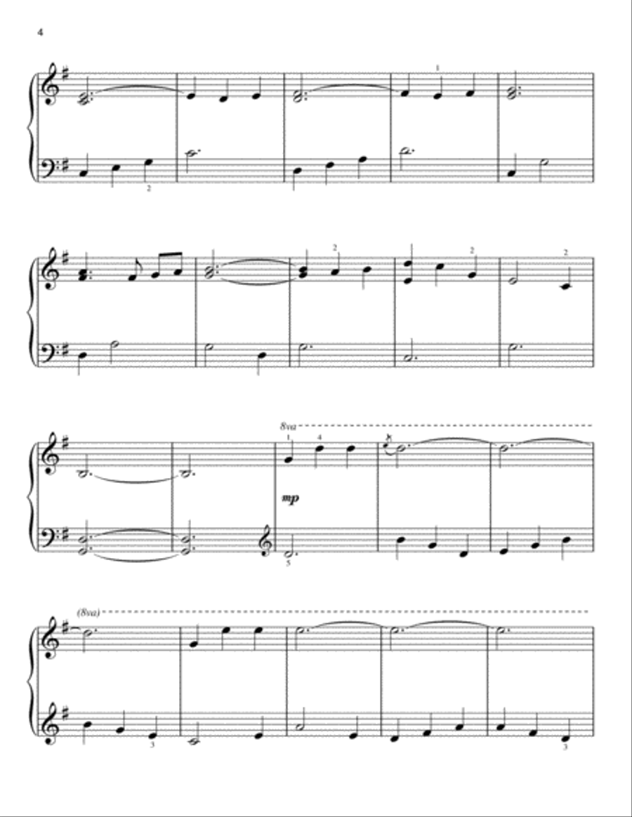 A Golden Childhood A Golden Childhood Easy Piano scores gallery preview page 4